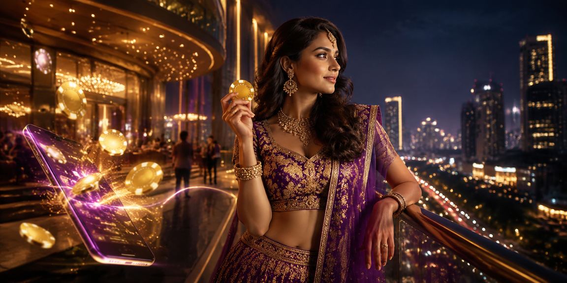 Casino chips stacked for Indian online betting