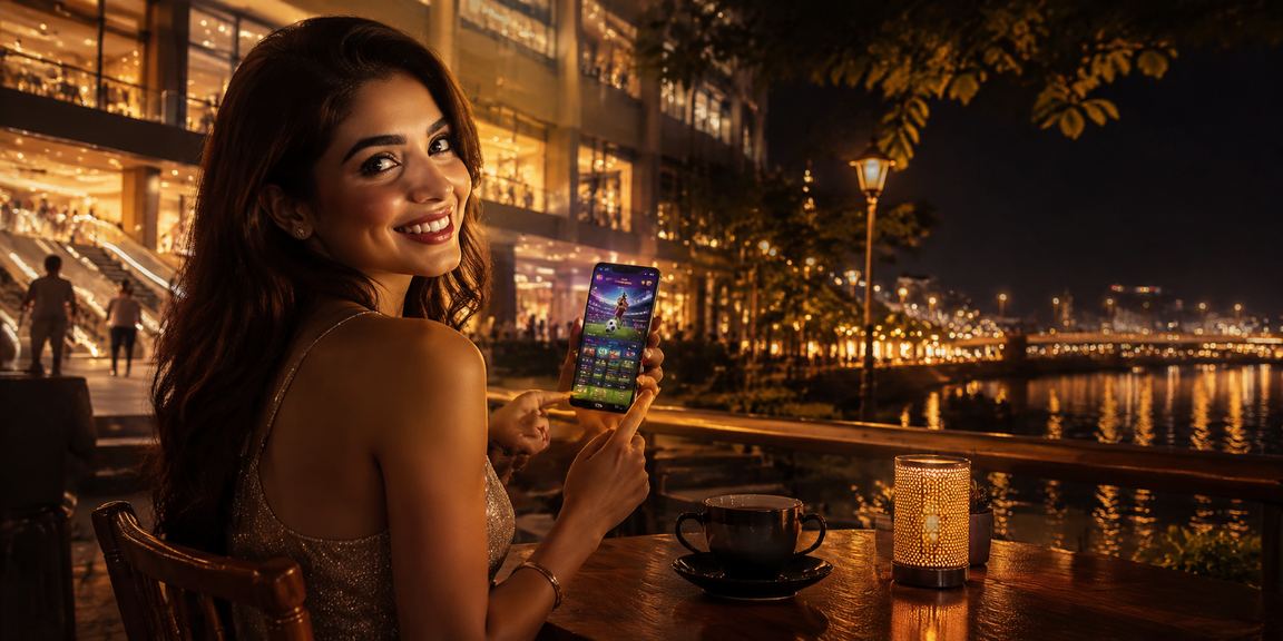 Live casino dealer during gameplay